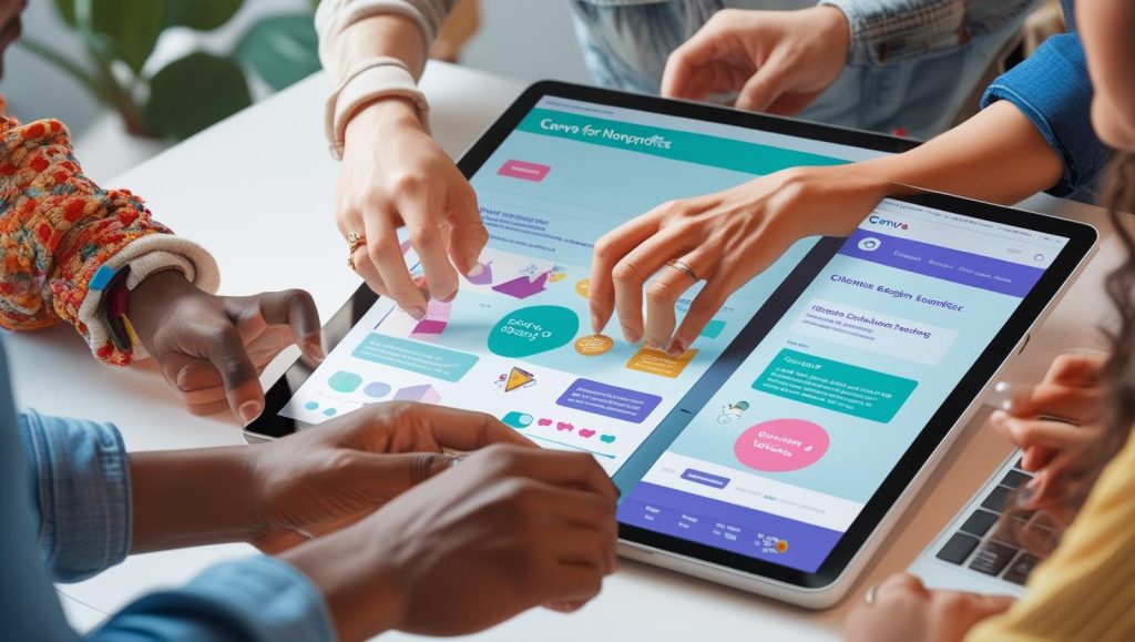 Image showing Canva for Nonprofits strategic collaboration