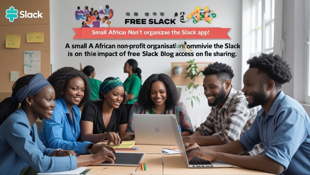 Image showing small nonprofits leveraging the Slack for Charities programme.