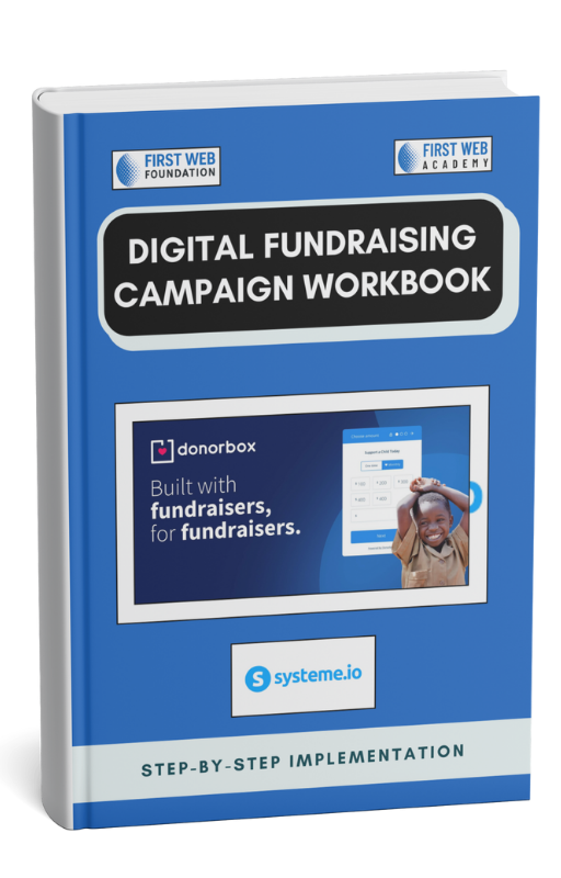 Mockup Cover Digital Fundraising workbook