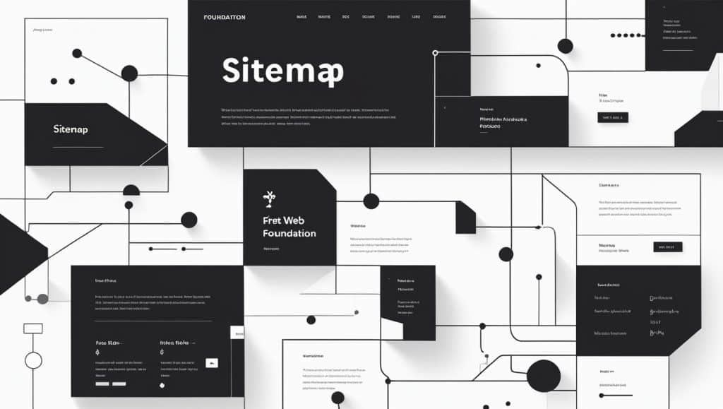 The sitemap for the First Web Foundation