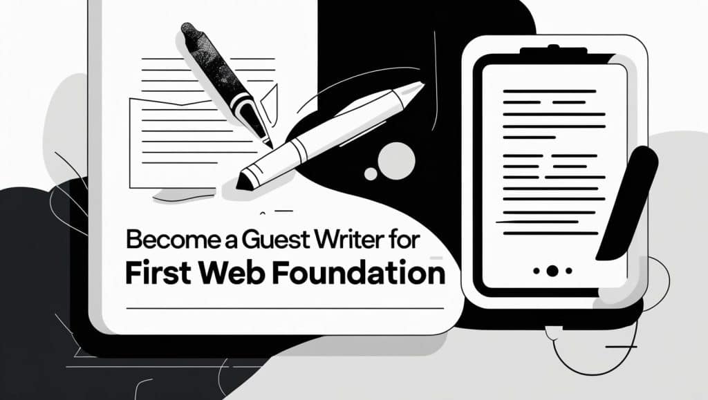 Image for Guest Writer for First Web Foundation.