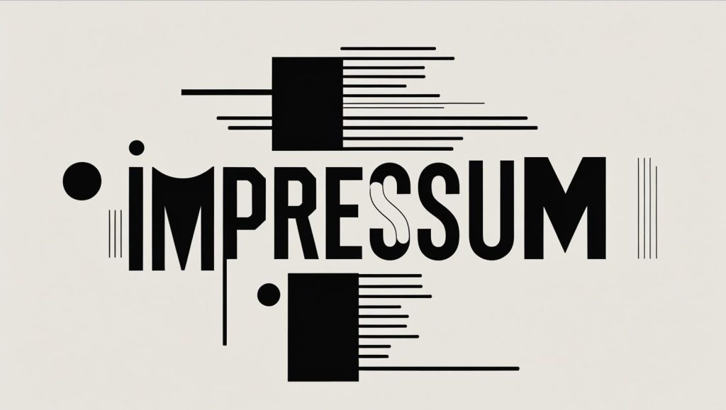 Image of an abstract illustration depicting Impressum