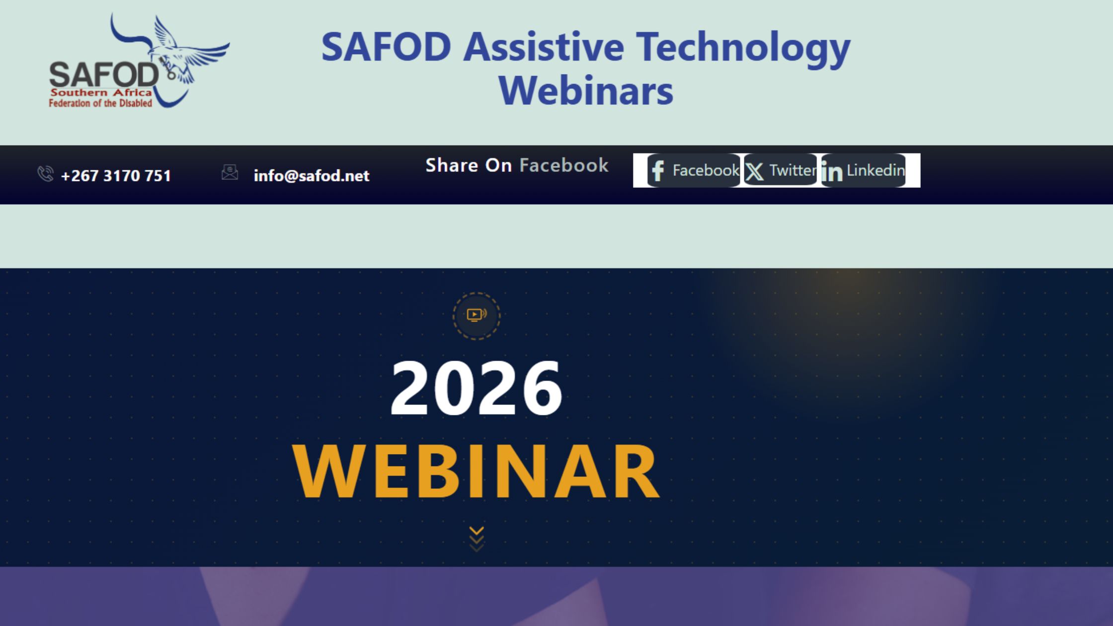 Assistive Technology Webinar website thumbnail